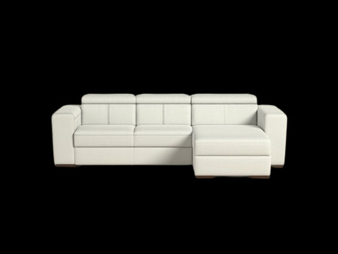 Sofá PIACEVOLE c/ chaise longue Drt. e arrumação