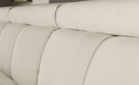 Sofá PIACEVOLE c/ chaise longue Esq. e arrumação